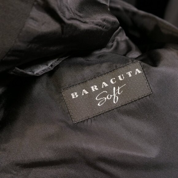 Baracuta 3 Button Black Twill Wool Jacket - Size 42 - Picture 5 of 6